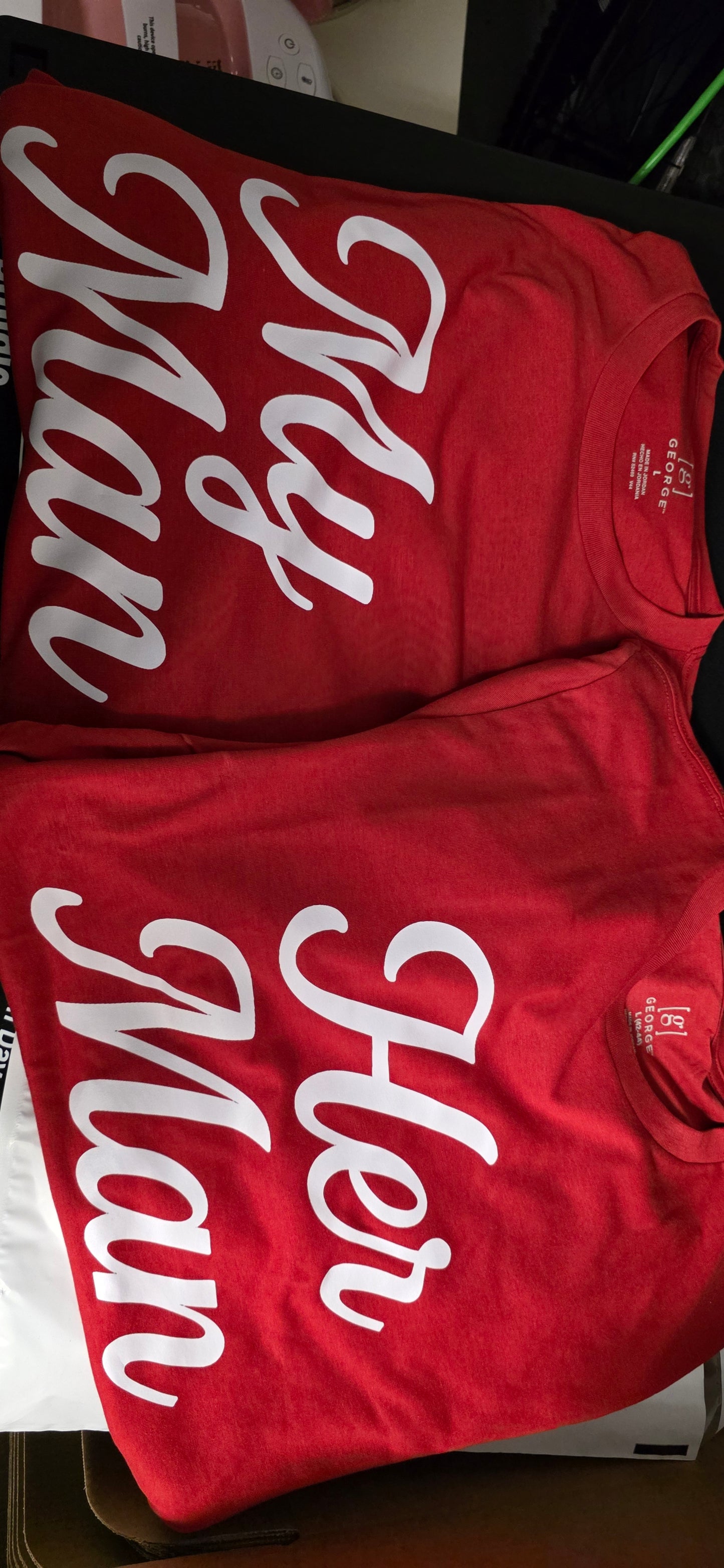 Couple T-Shirts My Man & Her Man