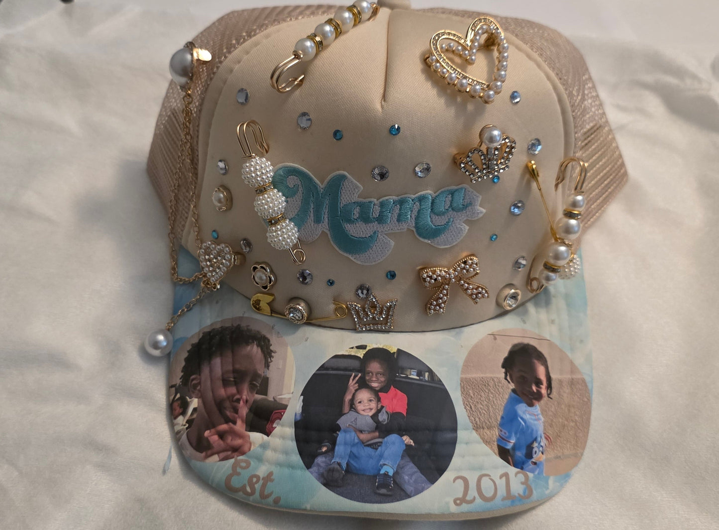 Trucker Style Custom Junk Hat with image Brim Design